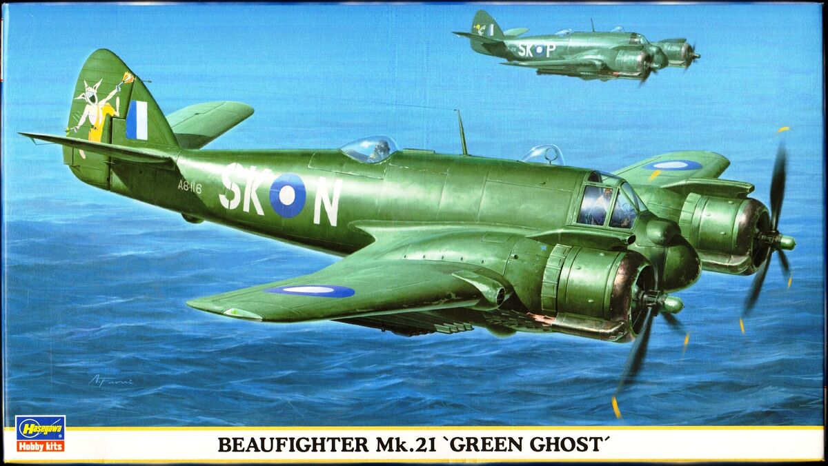 Hasegawa 1/72 00728 Beaufighter Mk.21 'Green Ghost' | Encyclopedia of Scale  Models Wiki | Fandom