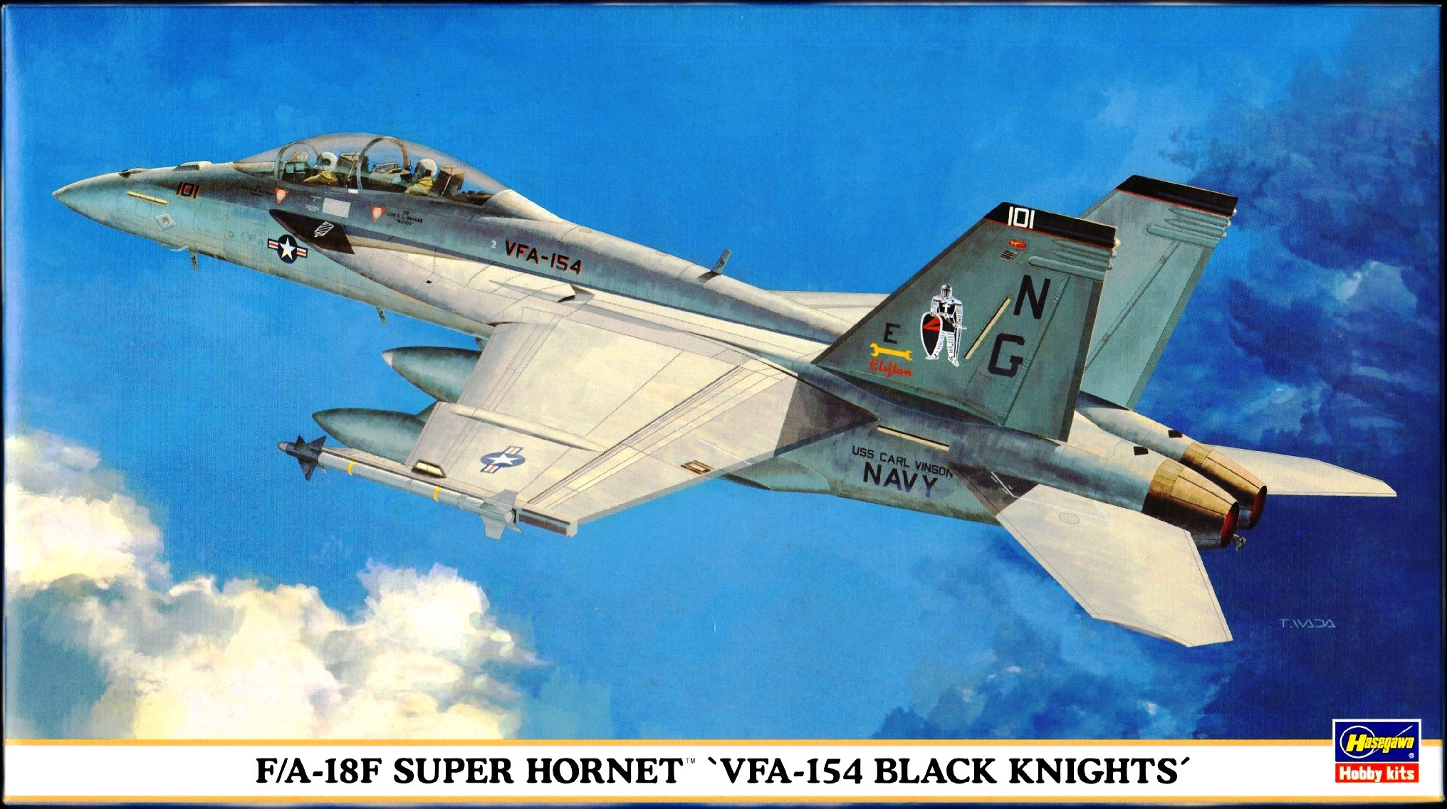 Hasegawa 1/72 00741 F/A-18F Super Hornet 'VFA-154 Black Knights 