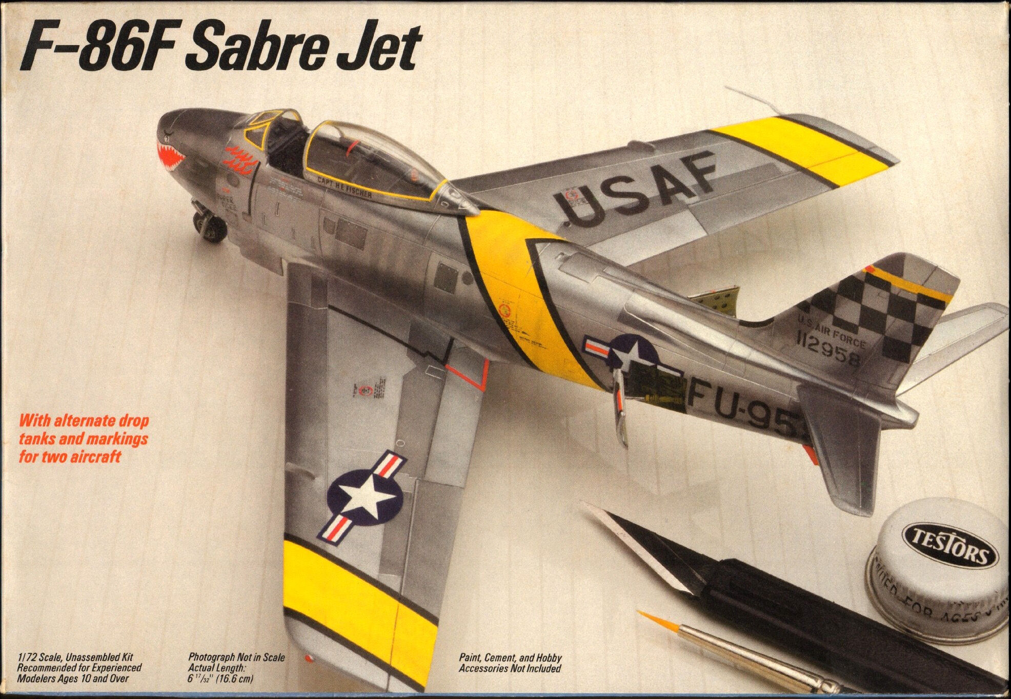 Testors/Fujimi 1/72 344 F-86F Sabre Jet, Encyclopedia of Scale Models Wiki