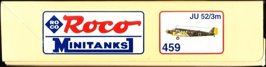 Roco 1/87 459 Junkers Ju 52/3m | Encyclopedia of Scale Models Wiki