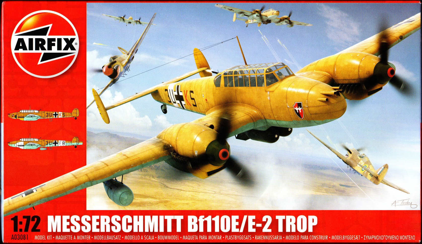 Airfix 1/72 A03081 Messerschmitt Bf 110E/E-2 Trop | Encyclopedia