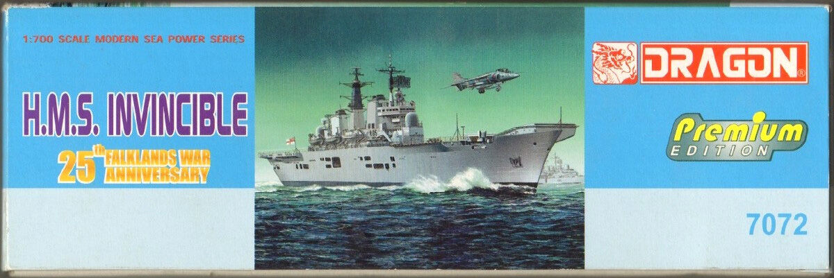 Dragon 1/700 H.M.S. Invincible (Falklands War 1982) | DRA7028