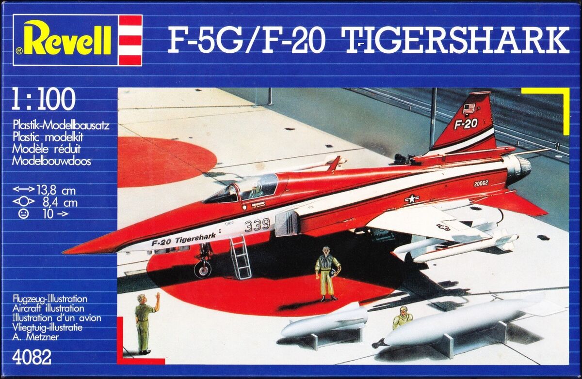 Revell/Germany 1/100 4082 F-5G/F-20 Tigershark | Encyclopedia of 
