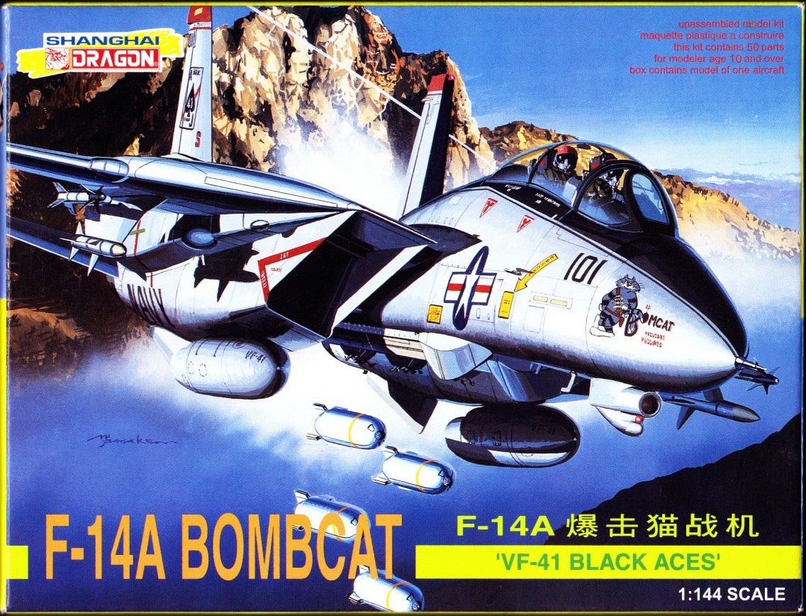 Dragon Models 1/144 4573 F-14A Bomcat Dragon Models 1/144 4573 F-14A Bomcat