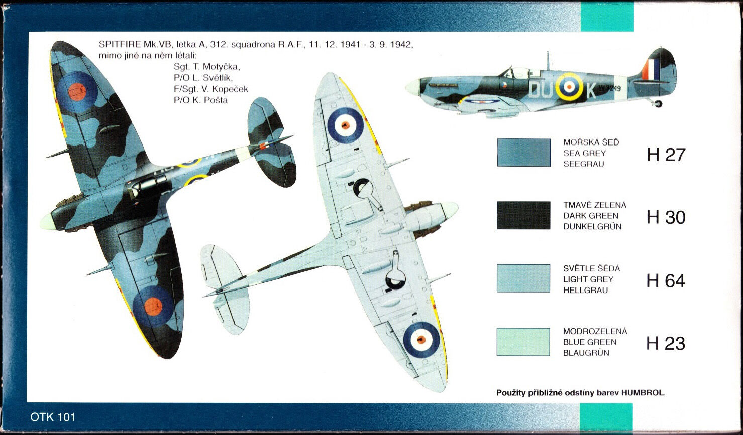 Smer 1/72 0887 Supermarine Spitfire Mk.VB Hi-Tech | Encyclopedia