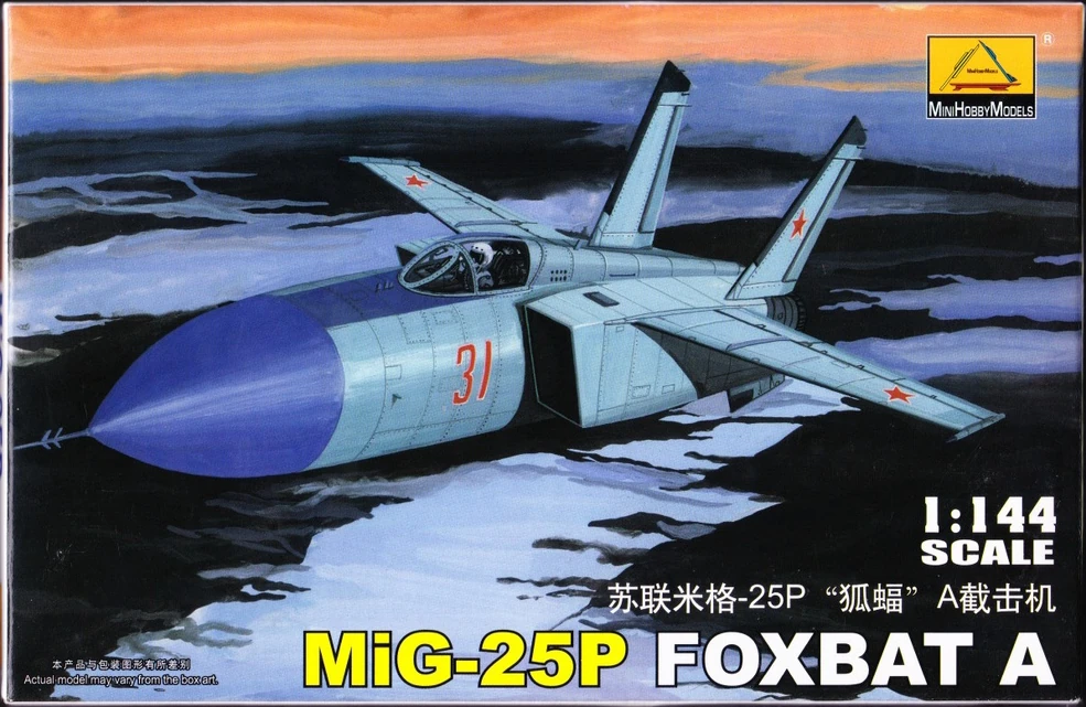 MIni Hobby Models 1/144 80412 MiG-25P Foxbat A | Encyclopedia of