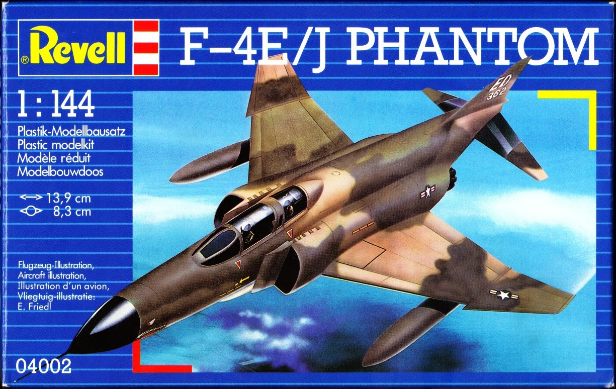 Revell-F-4J Phantom II Kit di Modellismo in Plas…