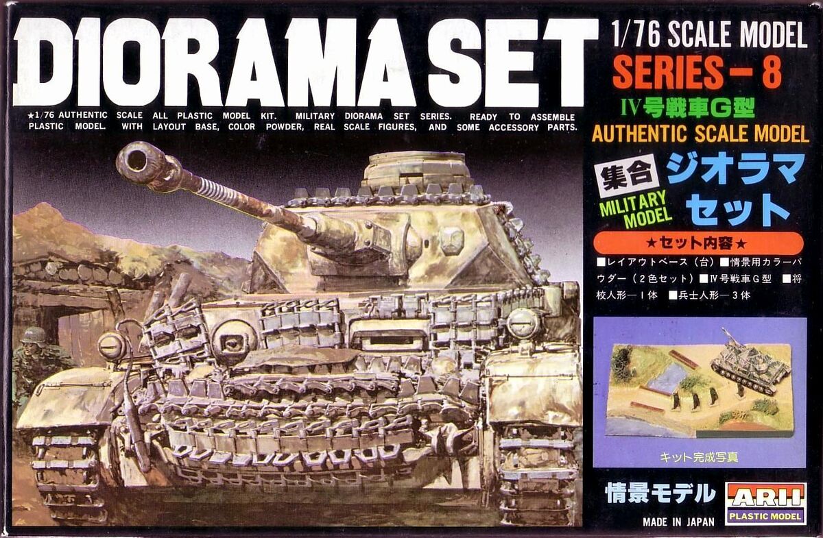 Arii 1/76 AR-109H Diorama Set 8 Pz.Kpfw.IV Ausf.G | Encyclopedia