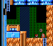 Eddie entregando 1 tanque de energía en "Mega Man 6", NES.