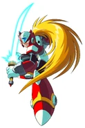 X6 zeropose.jpg (506 kB) Boceto usado en Mega Man X5