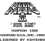 "Mega Man II", Game Boy.