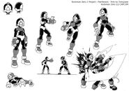 Diseño de los Pantheons en el manga Rockman Zero