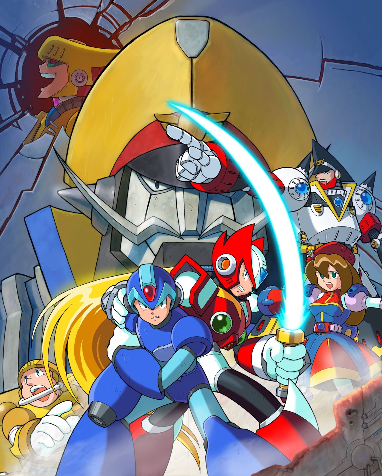 Rockman x4 cutscenes