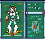 Obtención de Chameleon Sting (con Piezas de Armadura) en "Mega Man X", SNES.