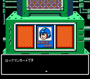 Mega Man representado por la Rockman Card.