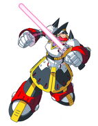 Boceto usado en Mega Man X4