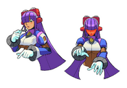 Retratos utilizados en Mega Man X8.