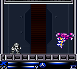 Magna Centipede luego de ser golpeado por el Silk Shot en "Mega Man Xtreme", Game Boy Color.