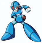 Ilustración de X (X-Buster) en Mega Man X2