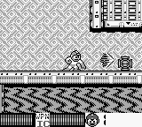 Mega Man utilizando Ice Slasher en "Mega Man: Dr. Wily's Revenge", Game Boy.