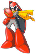 Boceto usado en Mega Man Power Battle