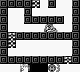 Barrida de Mega Man en "Mega Man II", Game Boy.