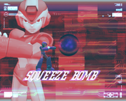 Obtención del Squeeze Bomb en "Mega Man X8", PC.