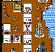 Evento del Espacio de Rush en "Mega Board", NES.
