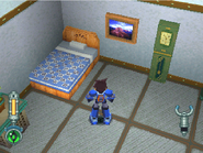 Cuarto de Mega Man en Mega Man Legends 2.