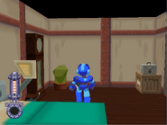 Habitación de Mega Man en Mega Man Legends.