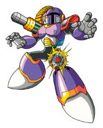 Arte secundario de Vile en Mega Man X.