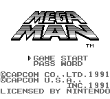 "Mega Man: Dr. Wily's Revenge", Game Boy.