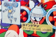 Trabajo original de Wind Man que fue enviado al Boss Character Contest de 1993 por Michael Leader.