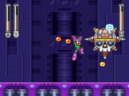 Mega Man contra la Wily Capsula en Mega Man 7