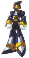 Concept Art de Shadow Armor. Vista frontal