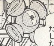 Octopus Battery en "El Paso del Robot Fugitivo" del manga "Vol. 01: Rockman World".