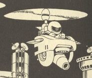 Apache Joe de Dark Man 3 en "La Fortaleza de Blues ¡Acometida!" del manga "Rockman 5".