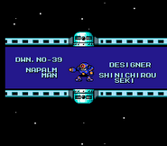 "Mega Man 5", diseñador de Napalm Man.