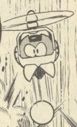 Bombier en "El Secreto del Parque Aéreo" del manga "Rockman 5".