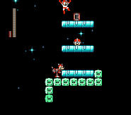 Primer tanque de energía del Escenario de Proto Man 3.