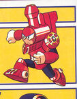 Charge Man para Nintendo Power en estreno a Mega Man IV.