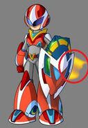 Diseño de Proto Man en Rockman Online