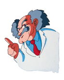 Ilustración del Dr. Wily en Mega Man 2.