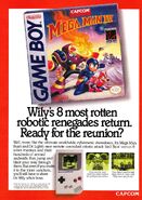 Publicidad de "Mega Man IV" para ser usada en revistas occidentales.