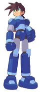 Boceto usado en Mega Man Legends