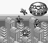 Platillo volador en "Mega Man IV", Game Boy.