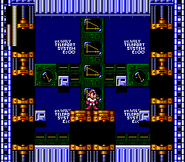 Fiebre de jefes en Escenario de Dr. Wily 5 en "Mega Man: The Wily Wars/Mega Man 2", Sega Genesis.