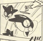 Peng de Bomb Man en "¡¡Sobrevive los Continuos Ataques del Ejército de Wily!!" del manga "Rockman".