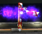 Zero ejecutando el Senpūkyaku en "Mega Man X8", PC.