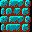Bloque de aguante del Escenario de Dr. Wily 3 en "Mega Man".